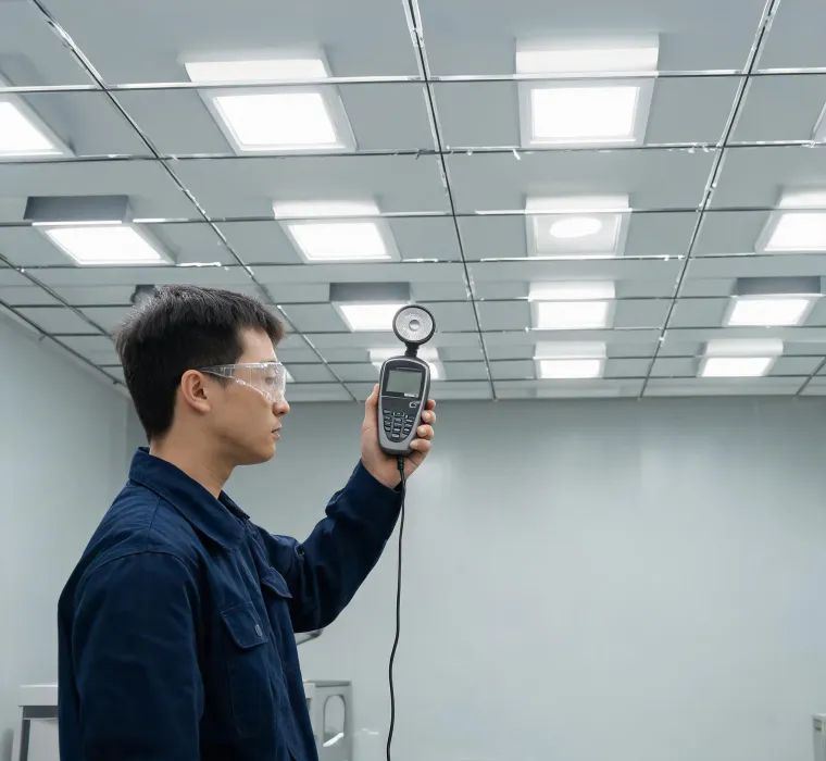 Lighting mock-up measurement