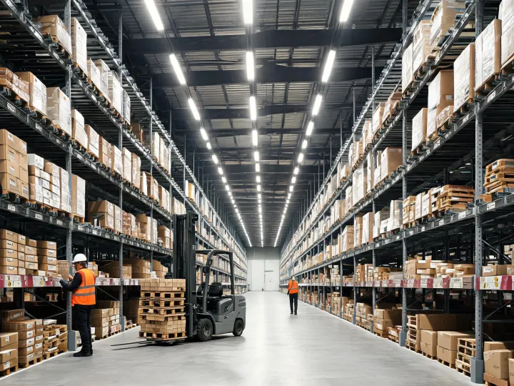 Industrial warehouse lighting