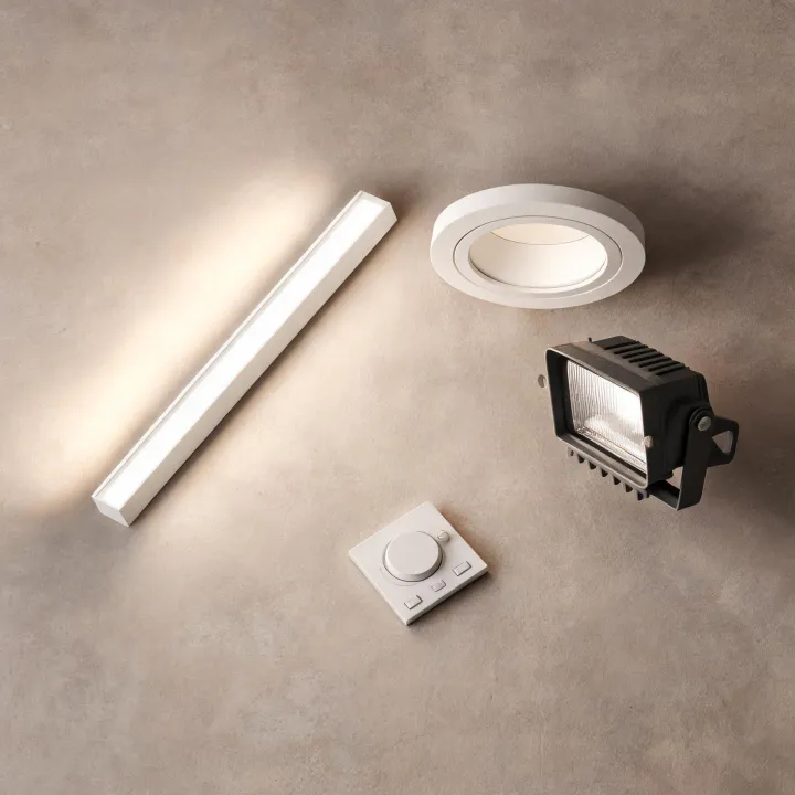Professional indoor and outdoor luminaires